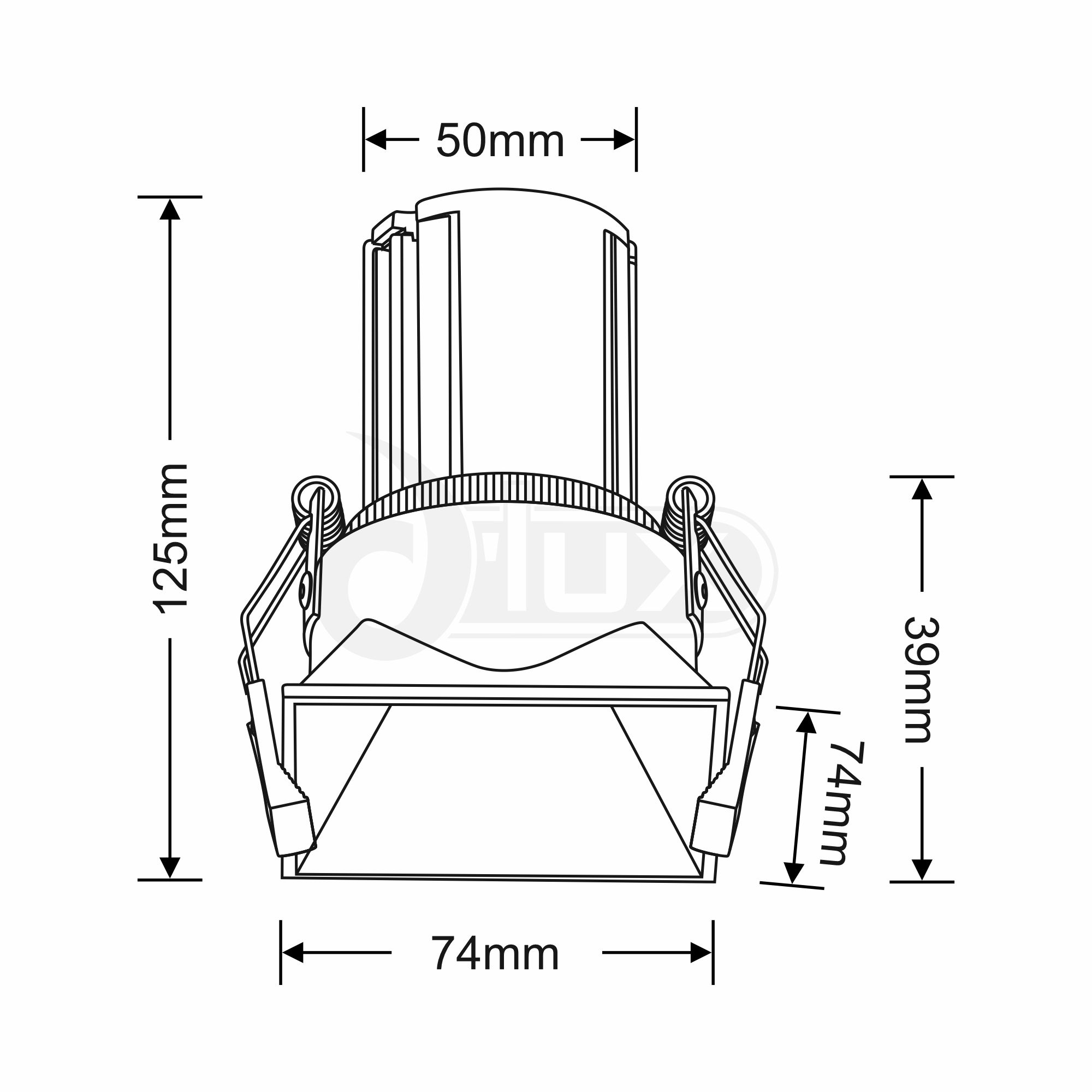 Biox 10 Recessed Ceiling Luminaires Dlux Square/Rectangular Recess Ceiling Biox 10 Recessed Ceiling Luminaires Dlux Square/Rectangular Recess Ceiling